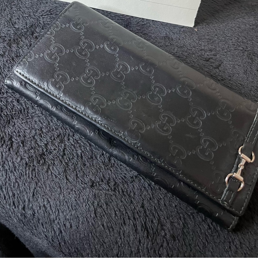 Gucci Black Leather Wallet